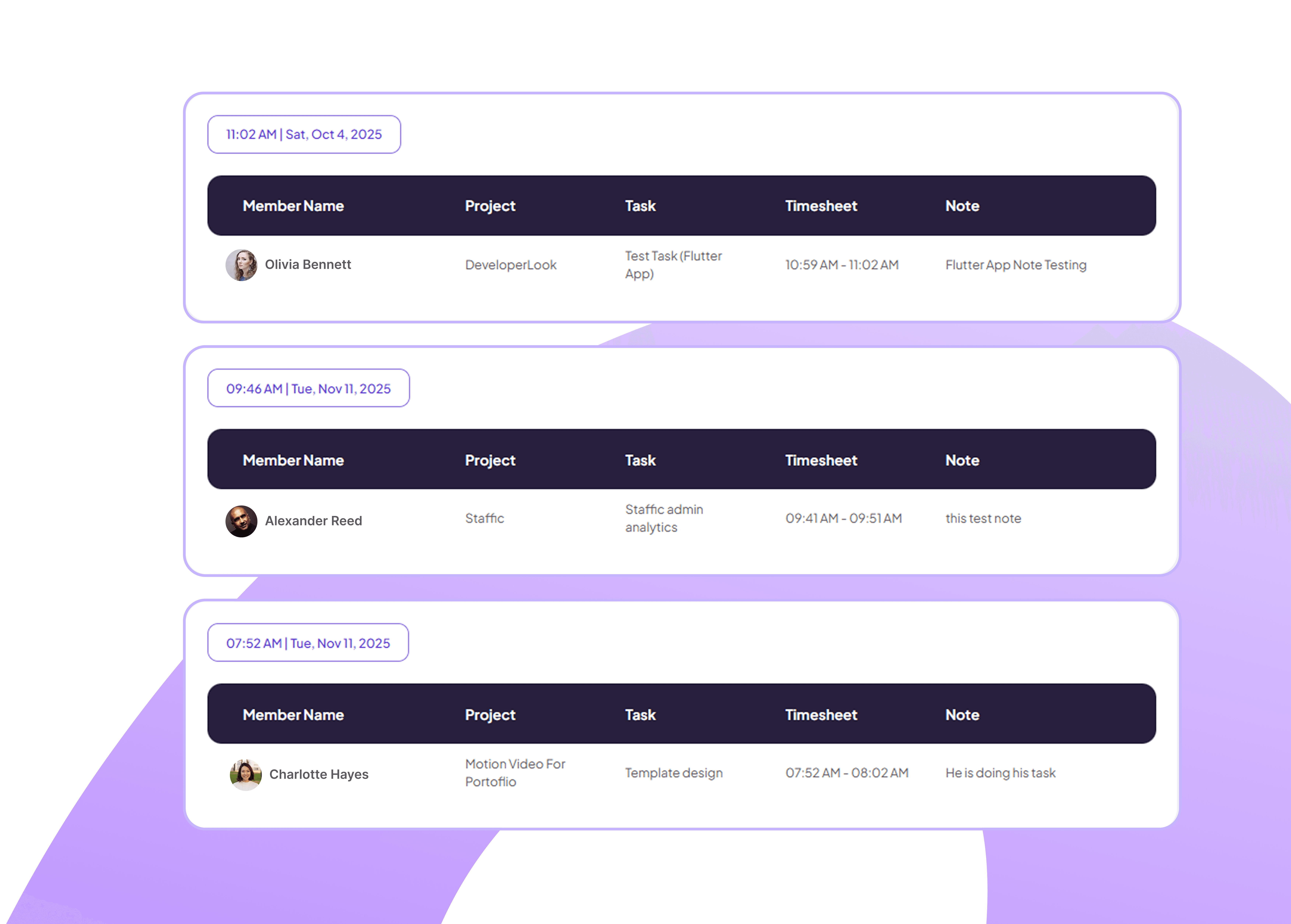 Feature interface