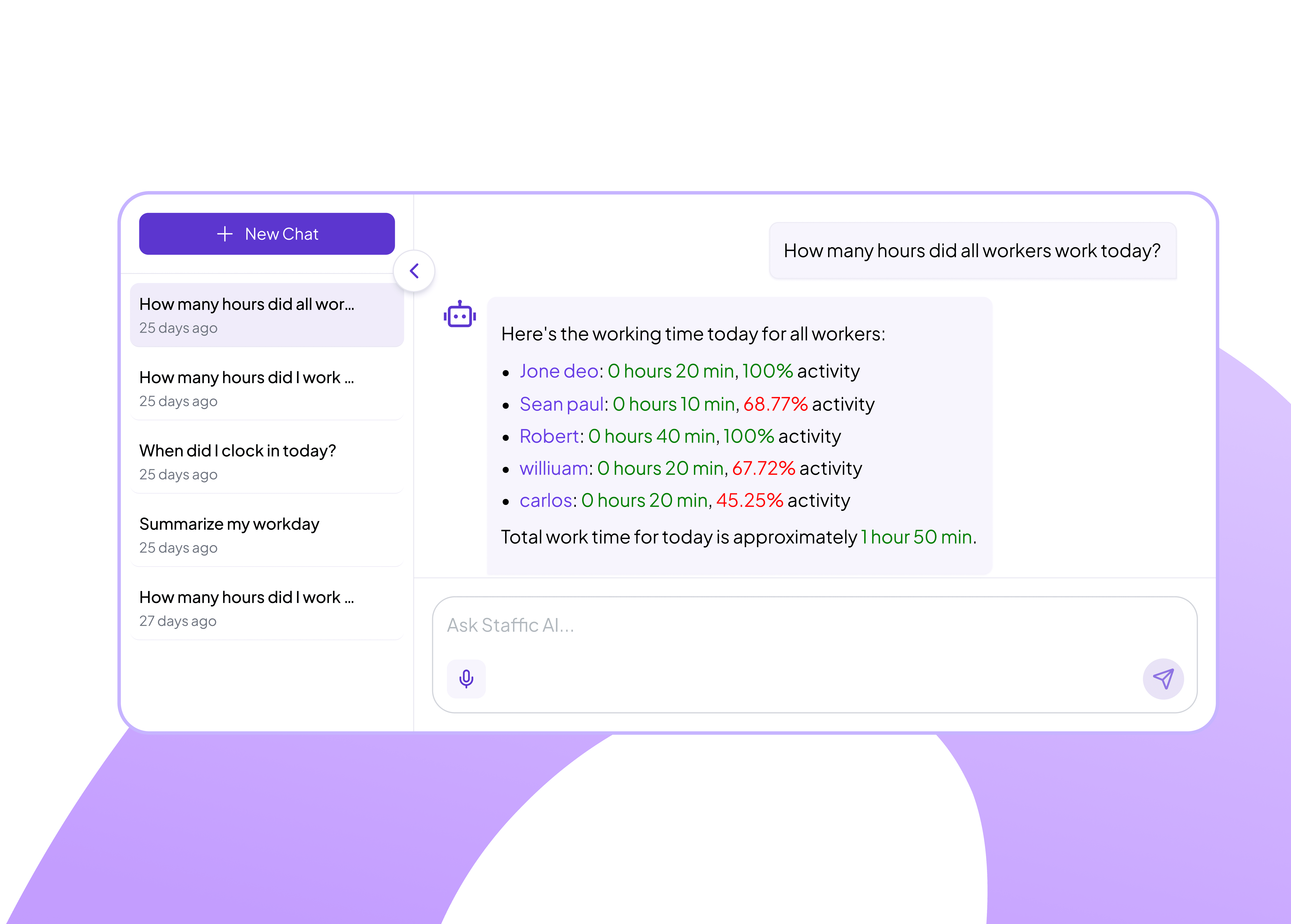 Feature interface