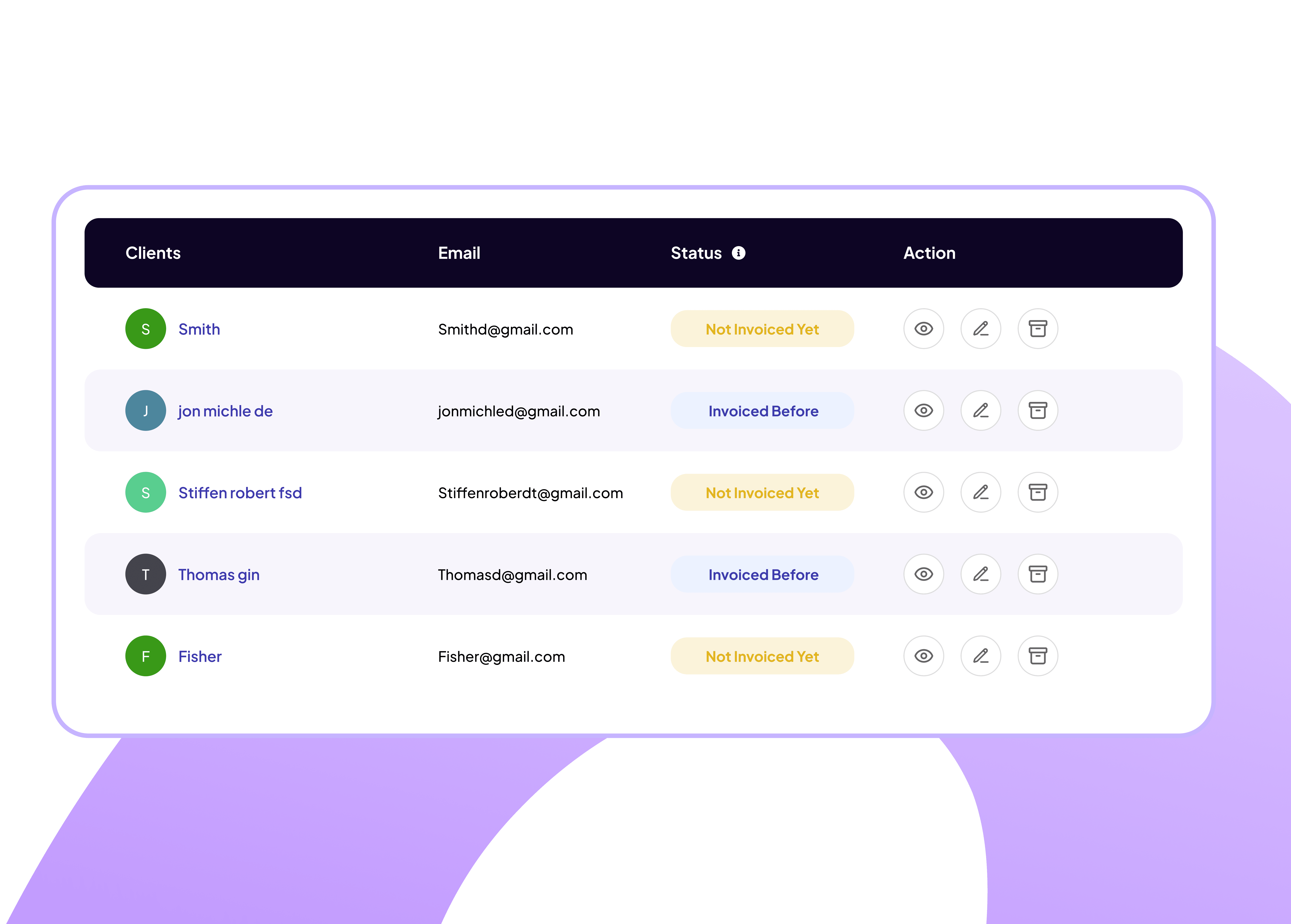 Feature interface