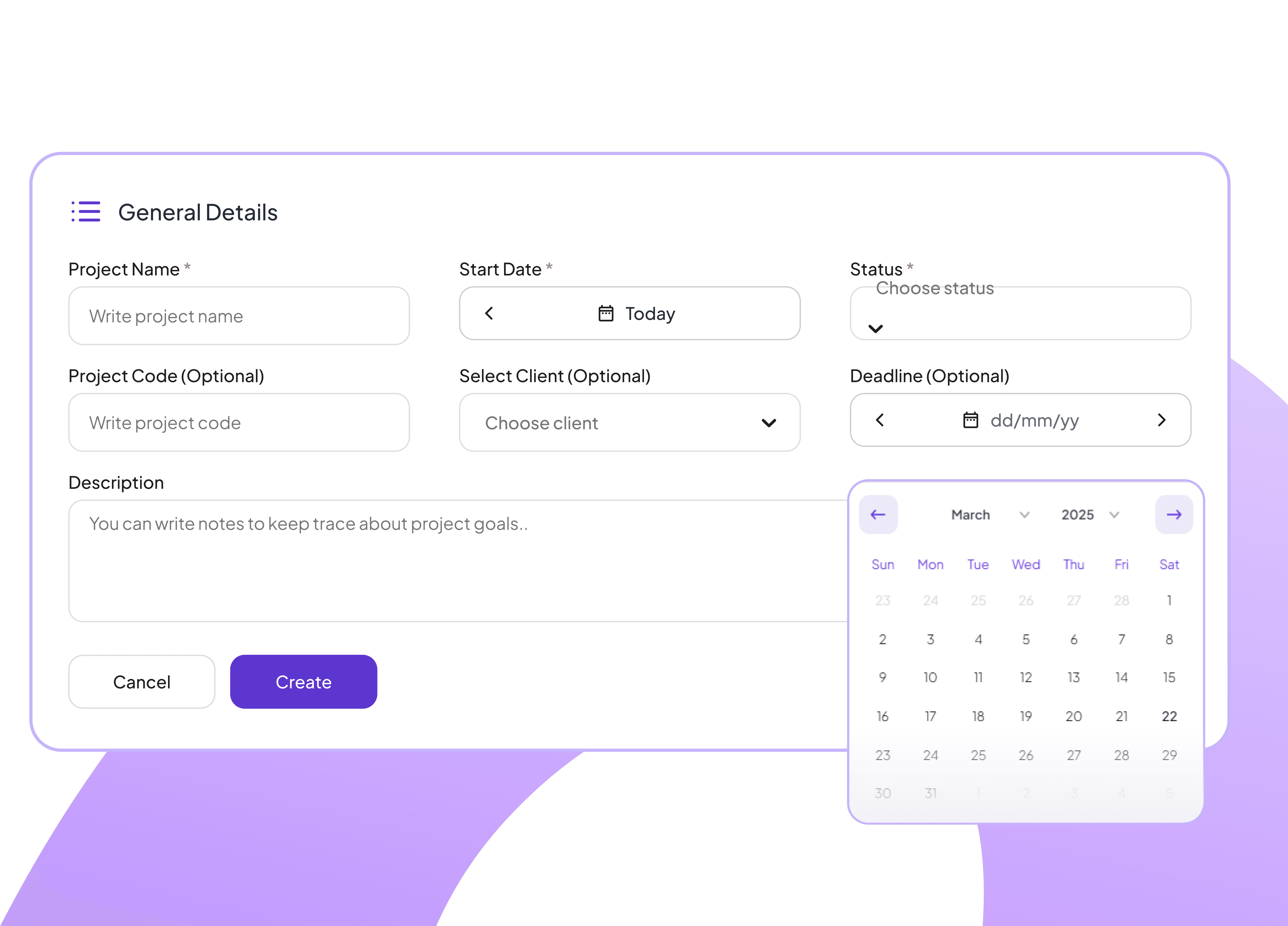 Feature interface