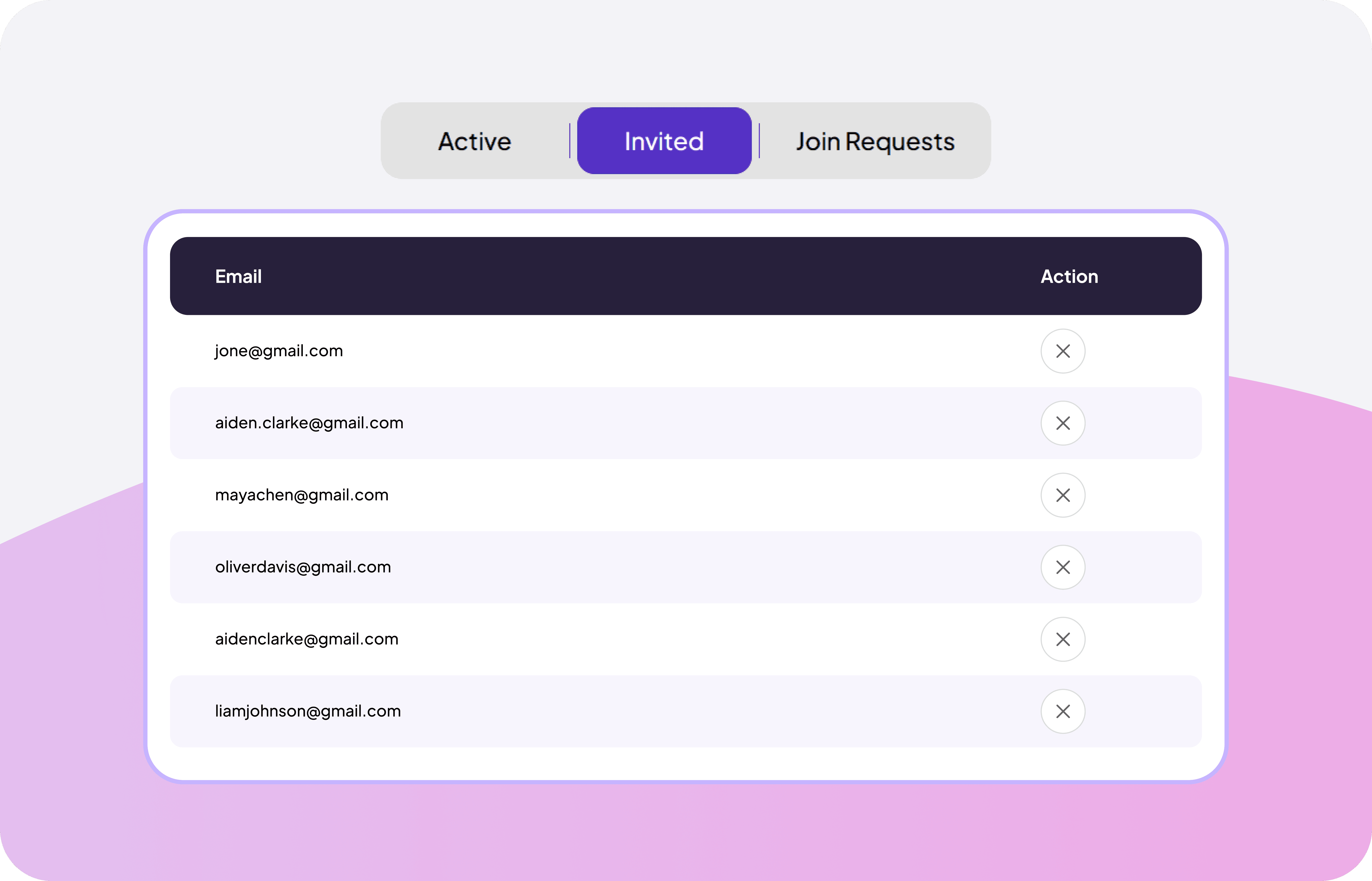 Feature interface