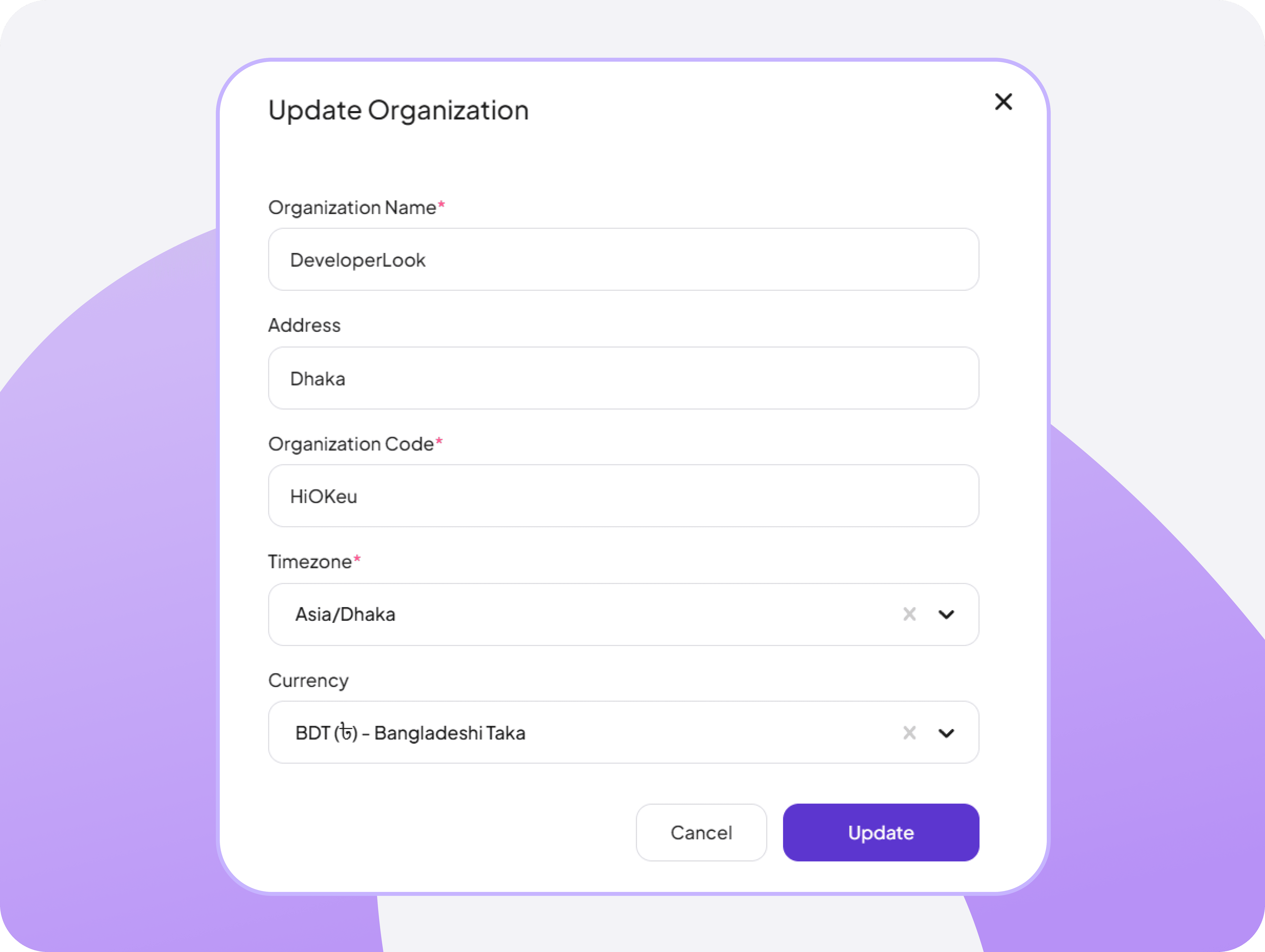 Feature interface
