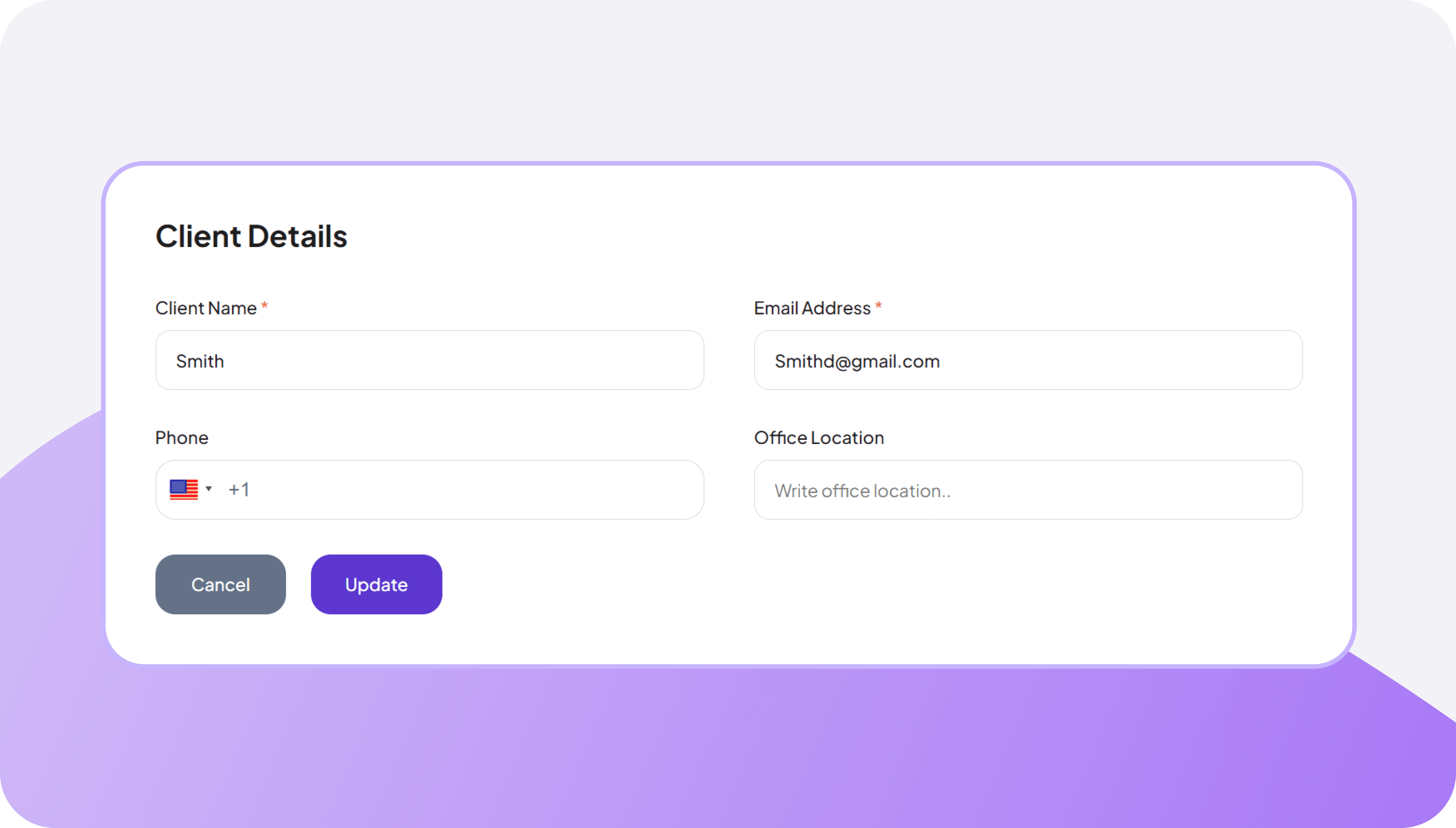 Feature interface