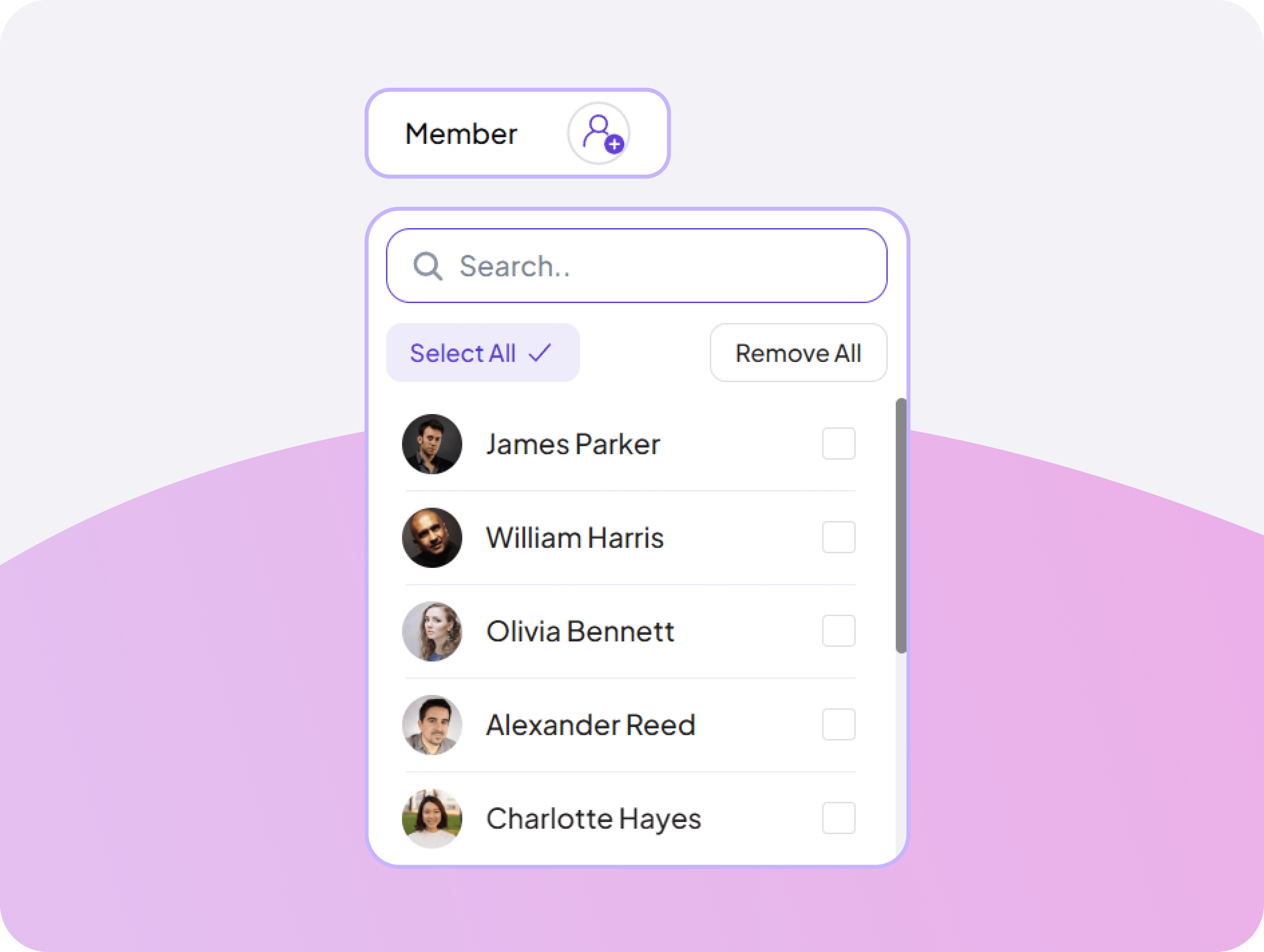 Feature interface