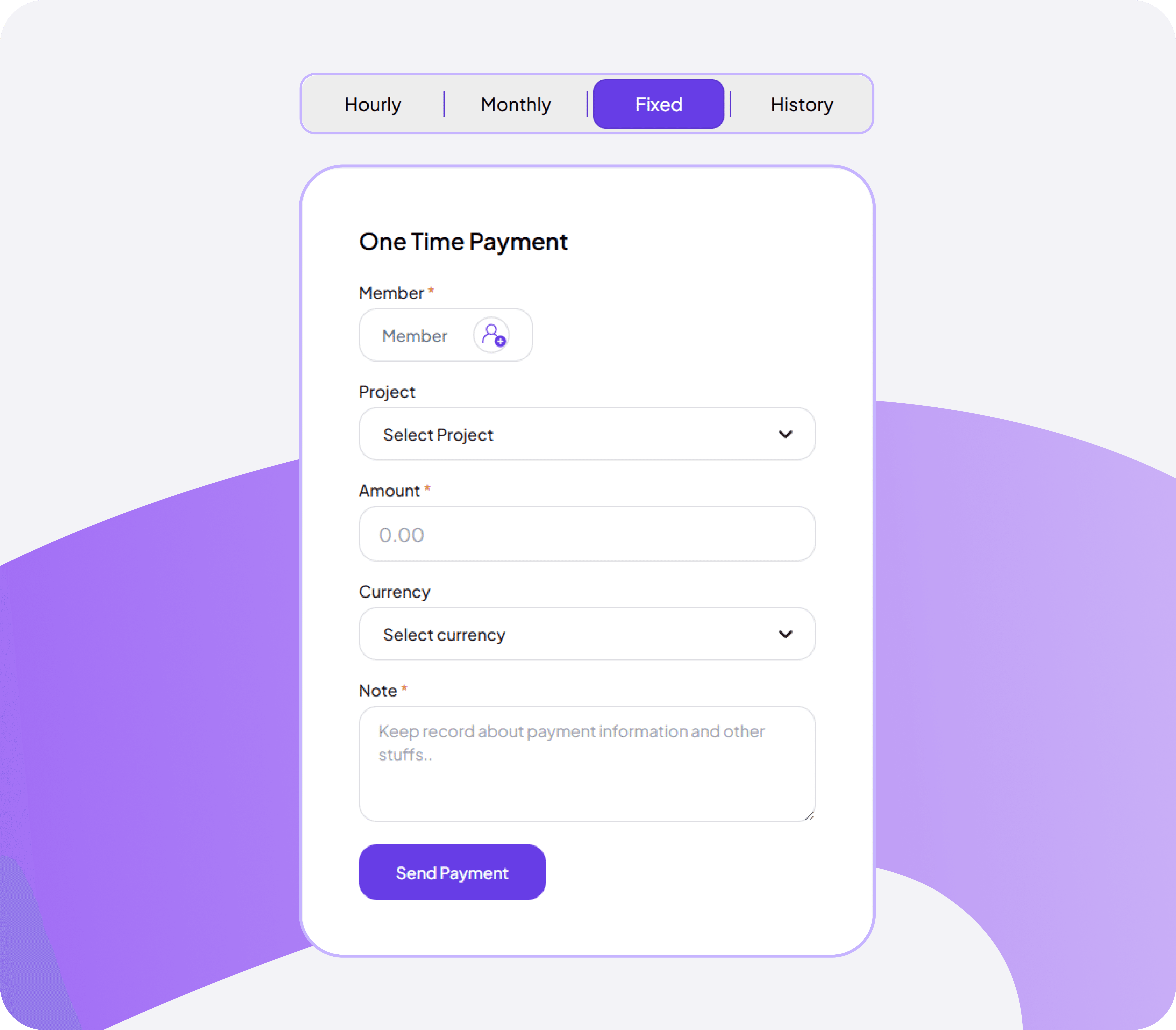 Feature interface