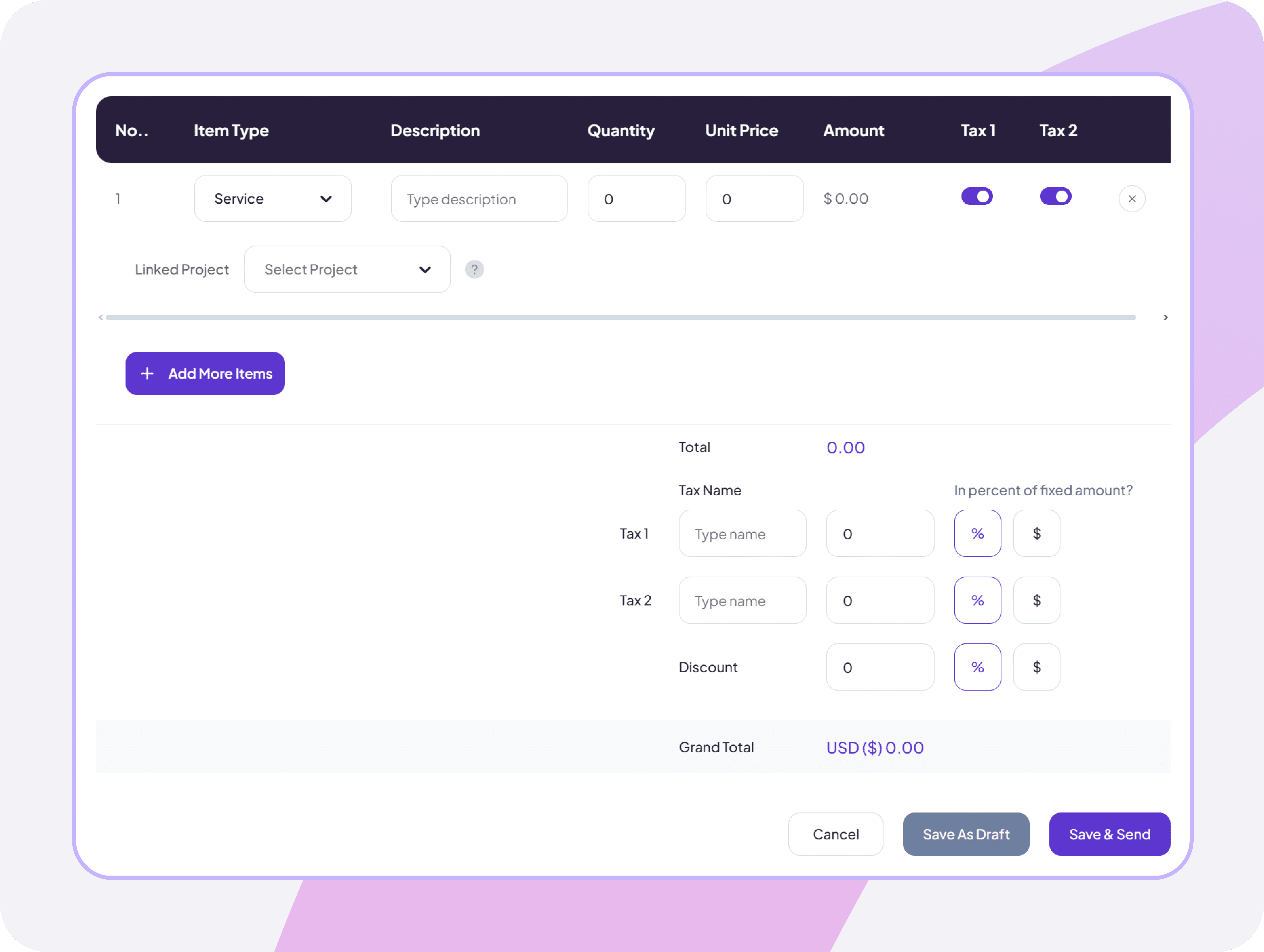 Feature interface
