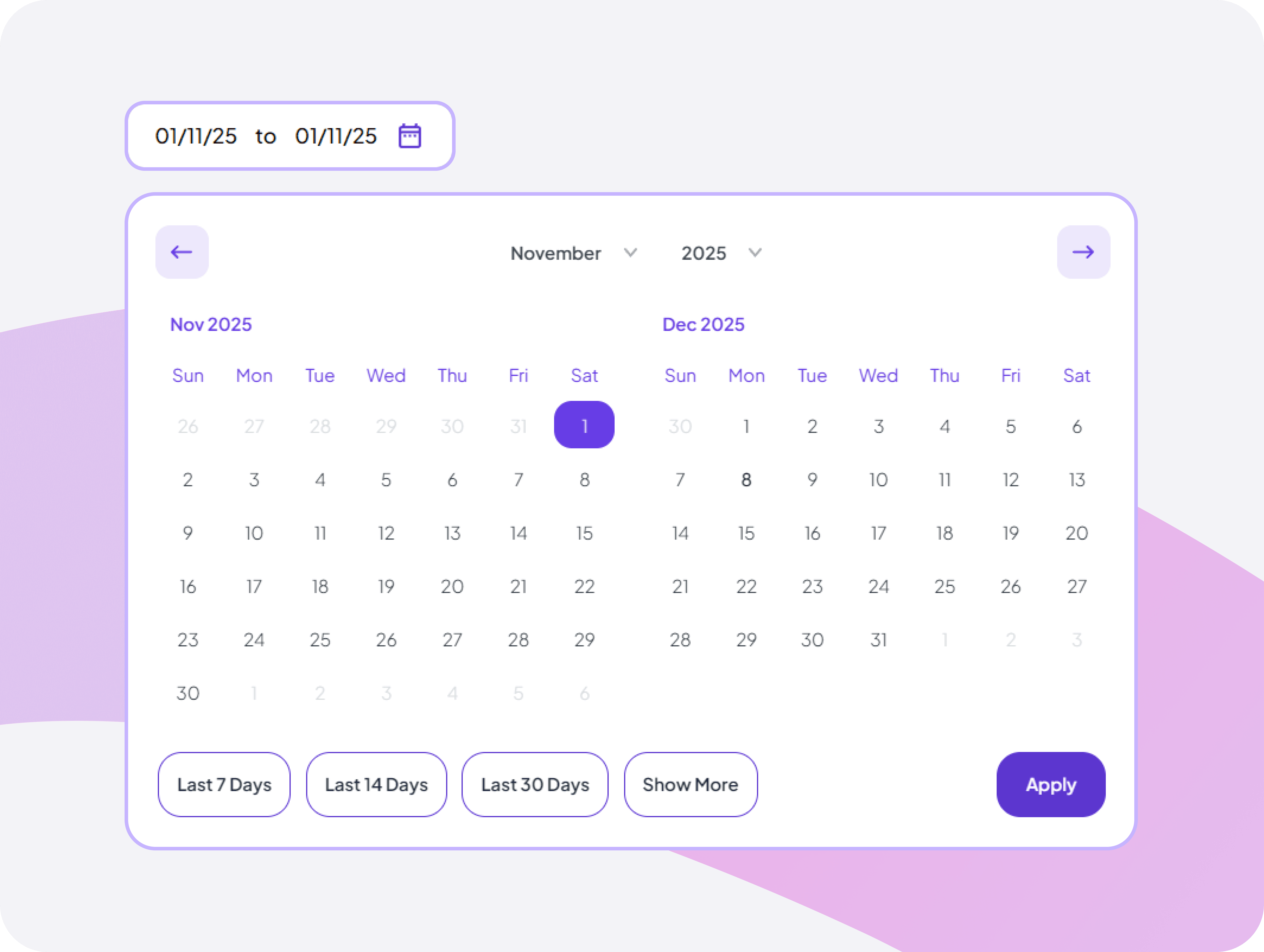 Feature interface