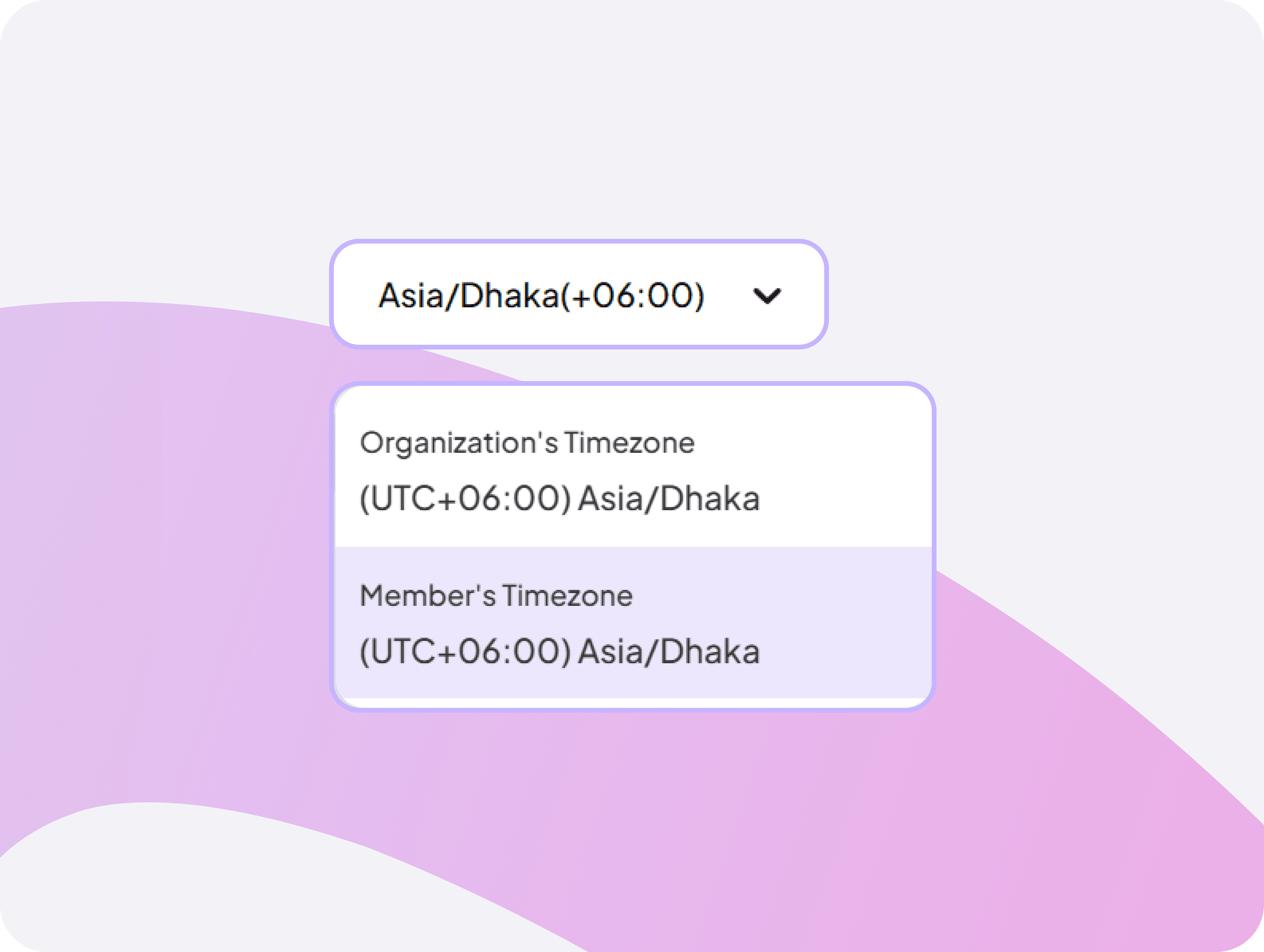 Feature interface