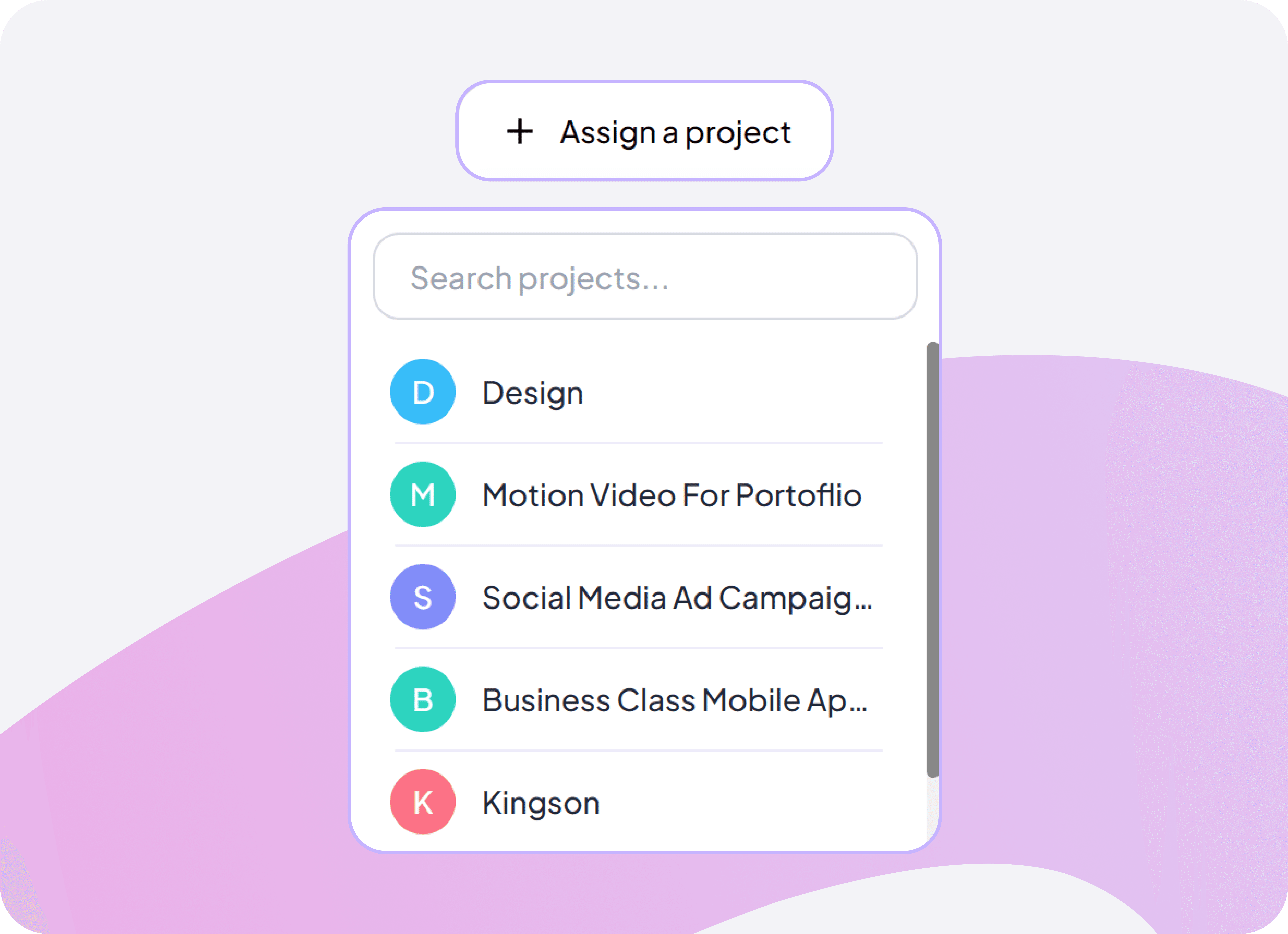 Feature interface