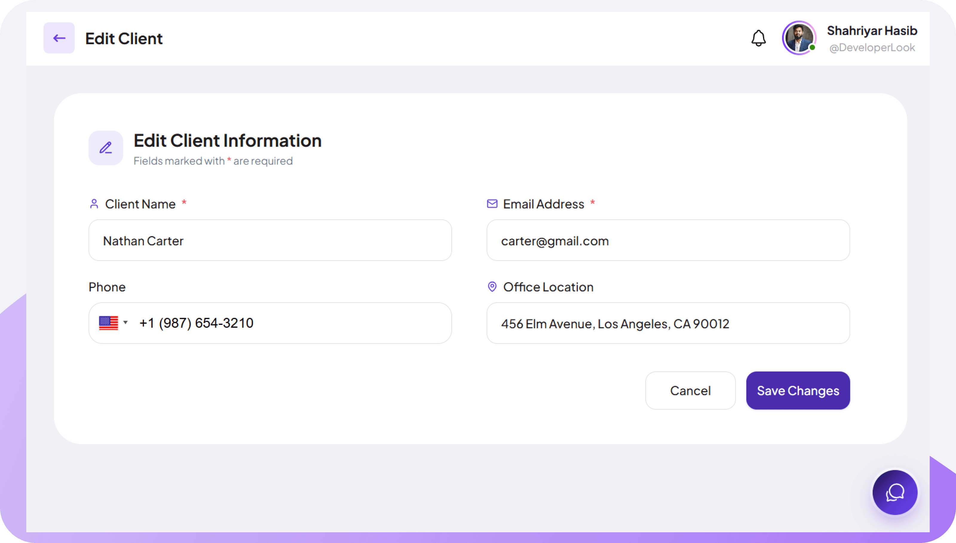 Feature interface
