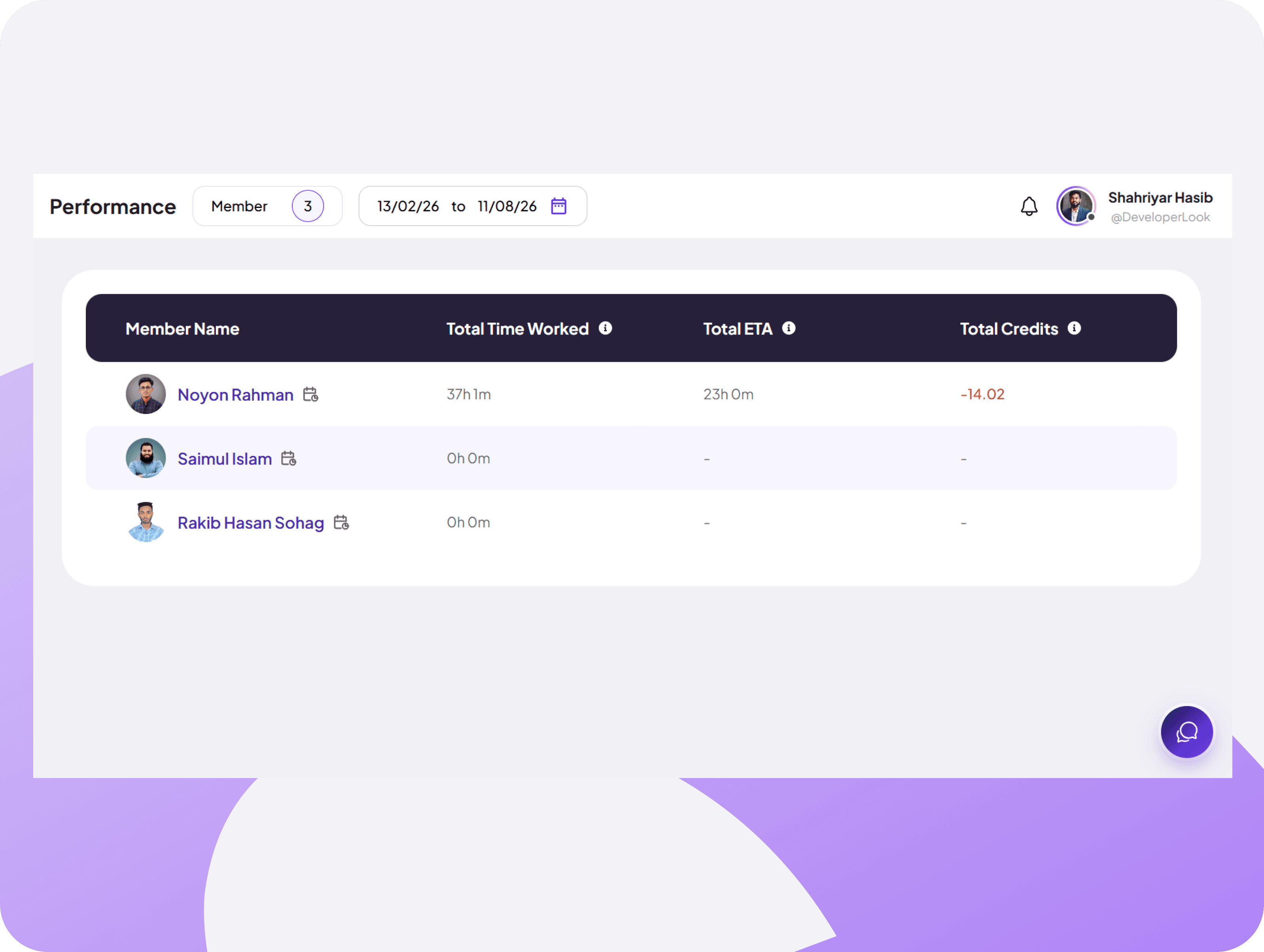 Feature interface