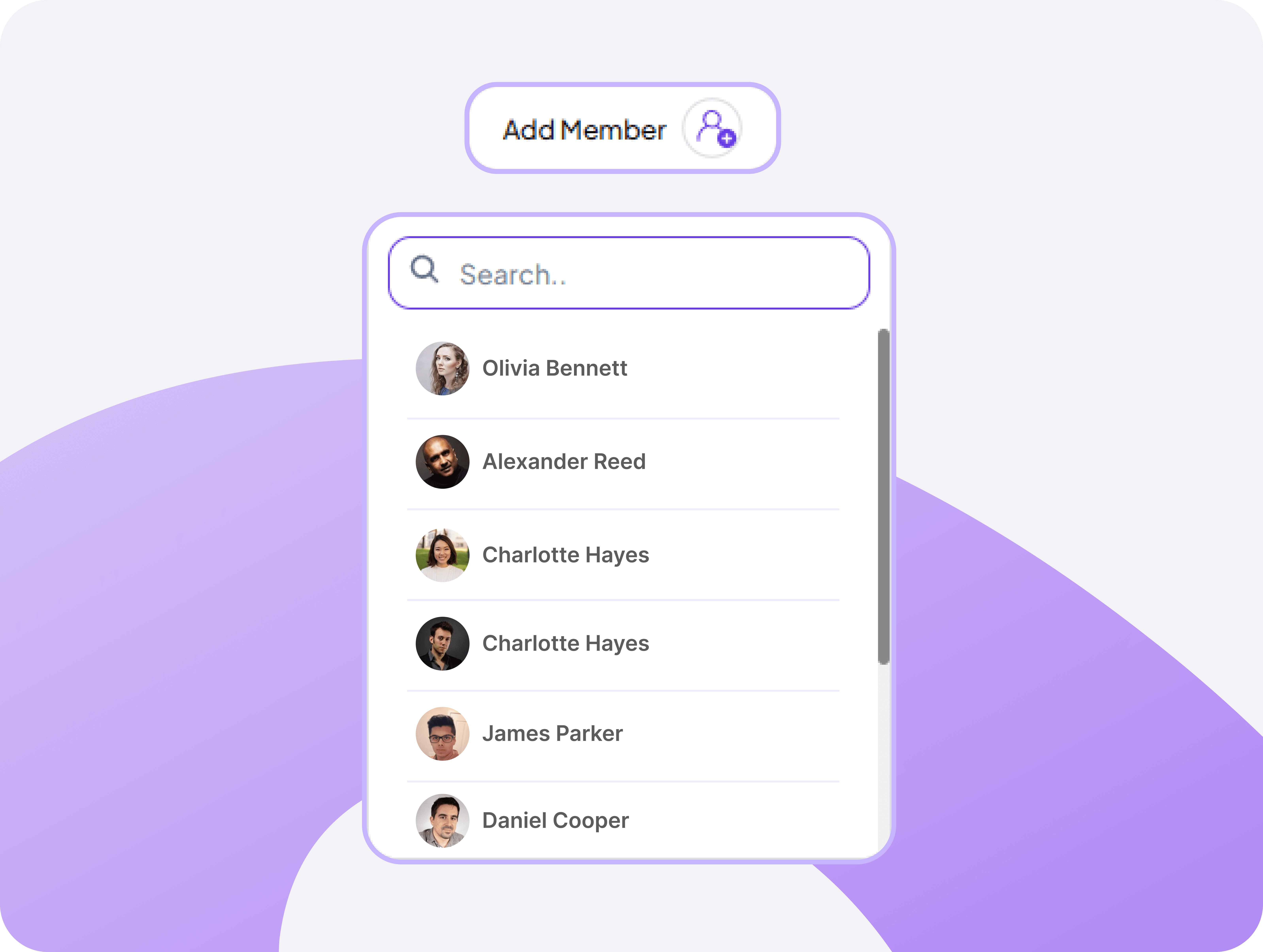Feature interface