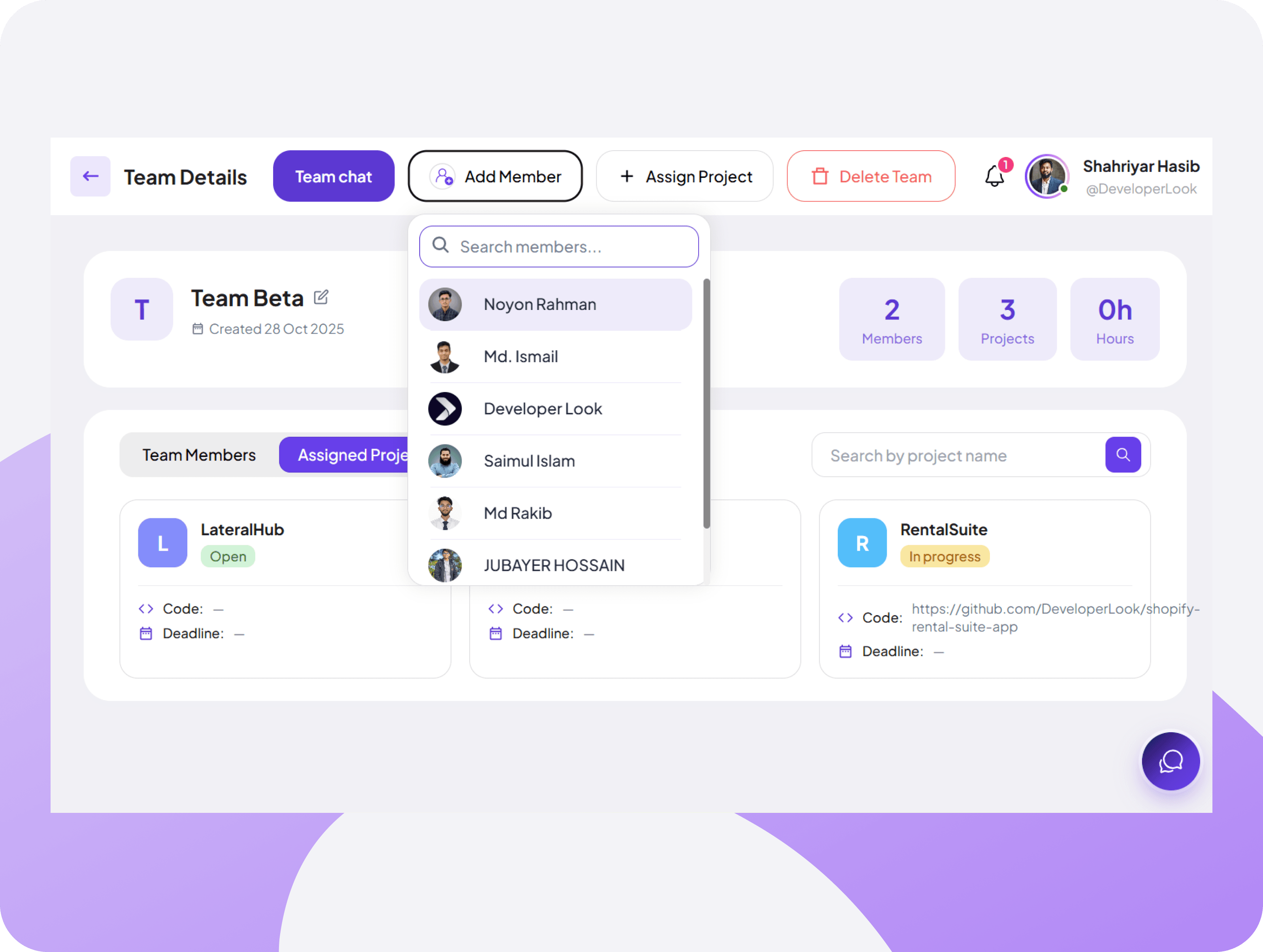 Feature interface