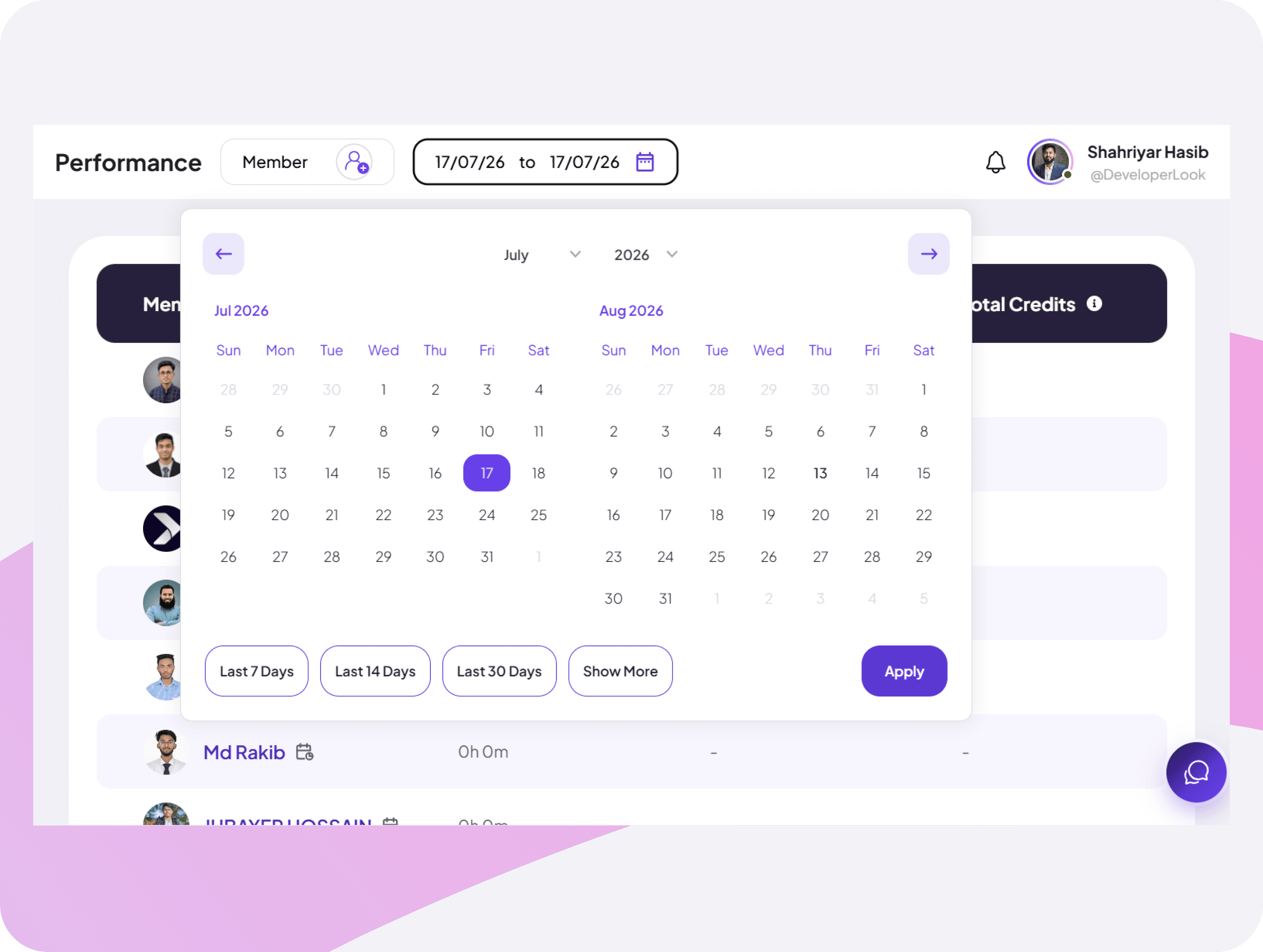 Feature interface
