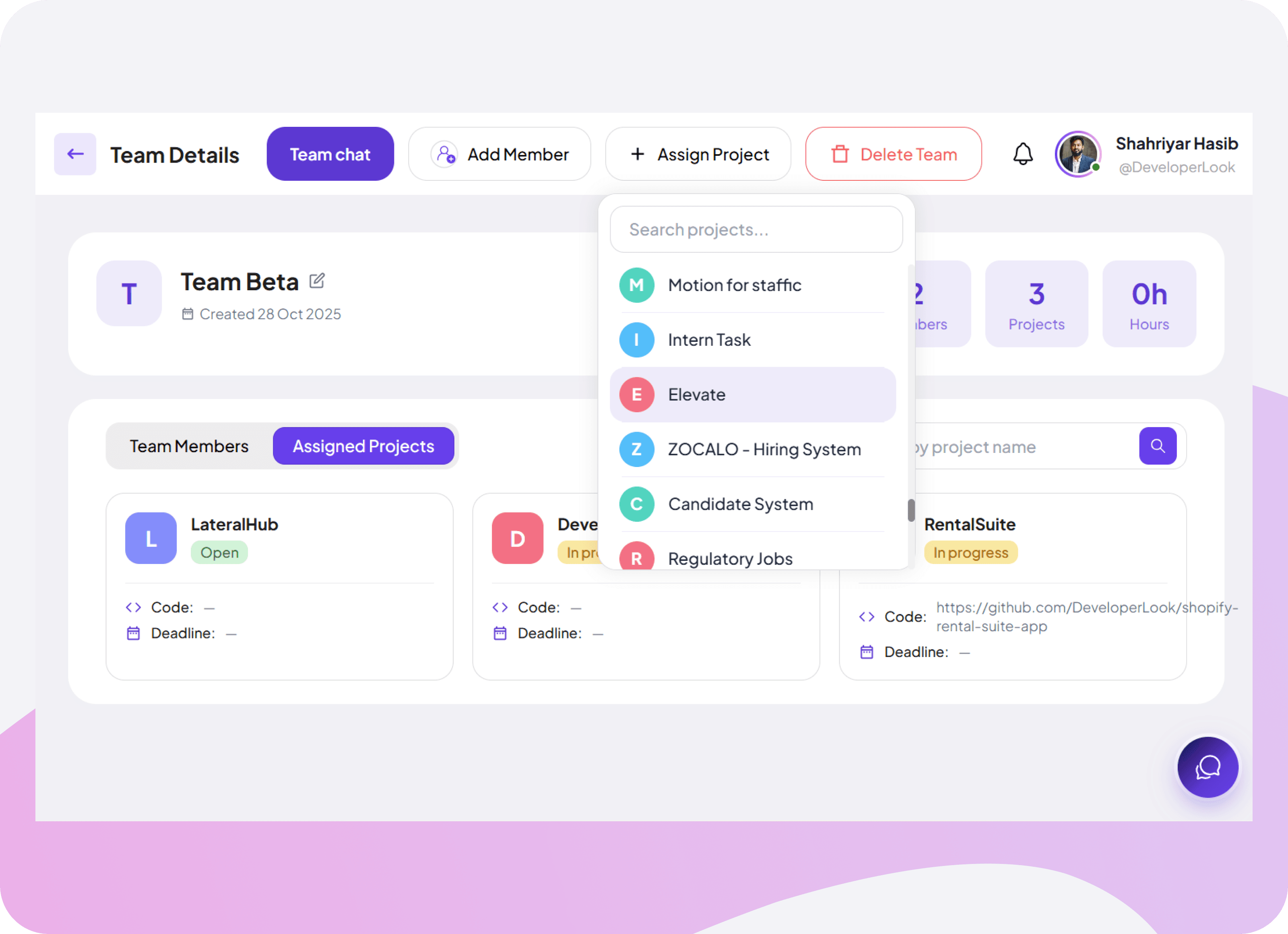 Feature interface