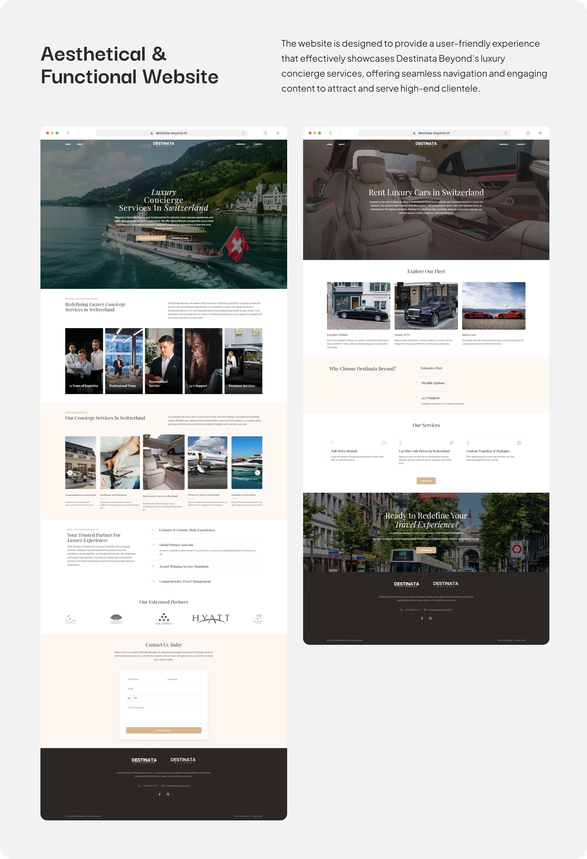 Luxury Concierge service website  screenshot 7