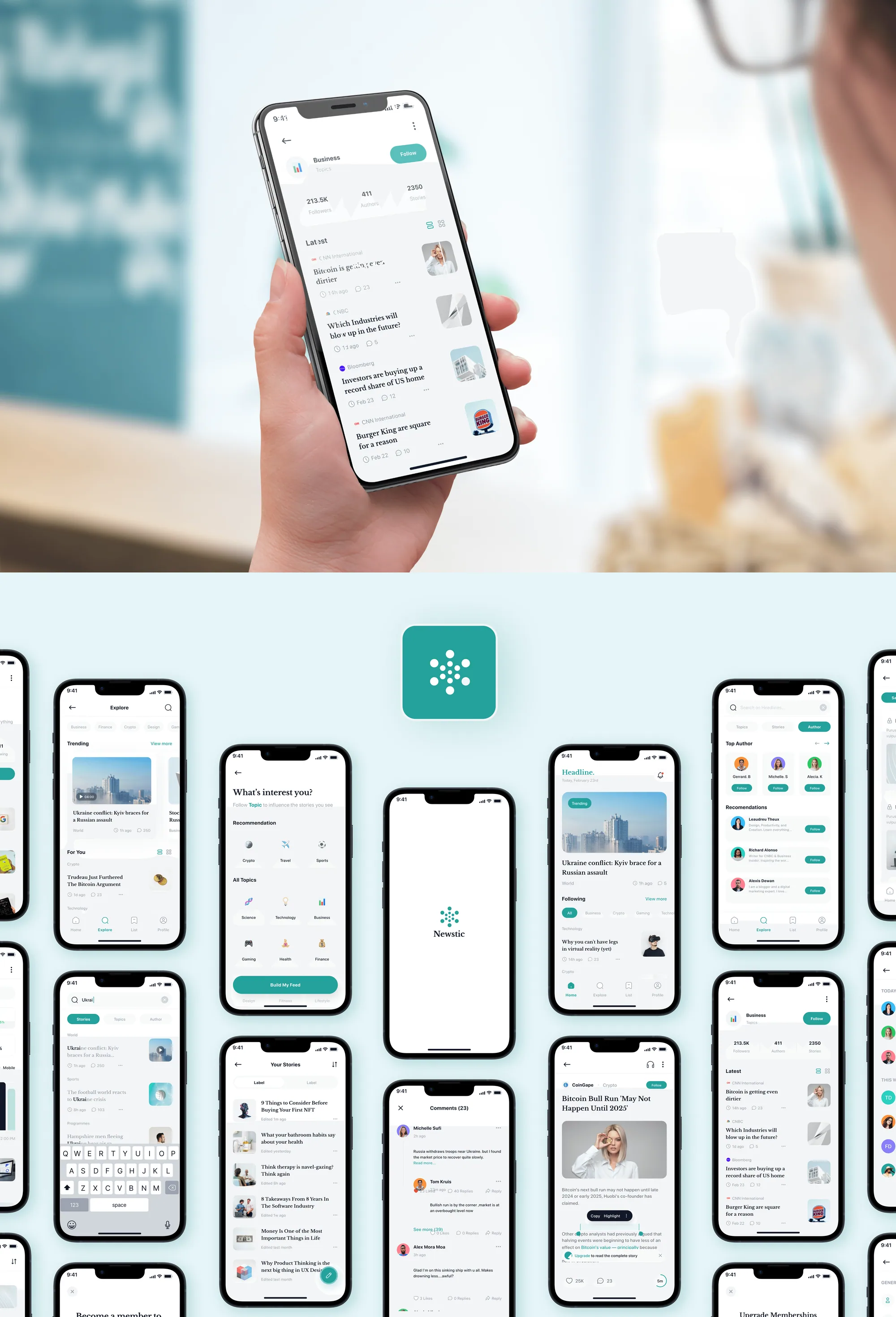 Newstic Blog & News App screenshot 14