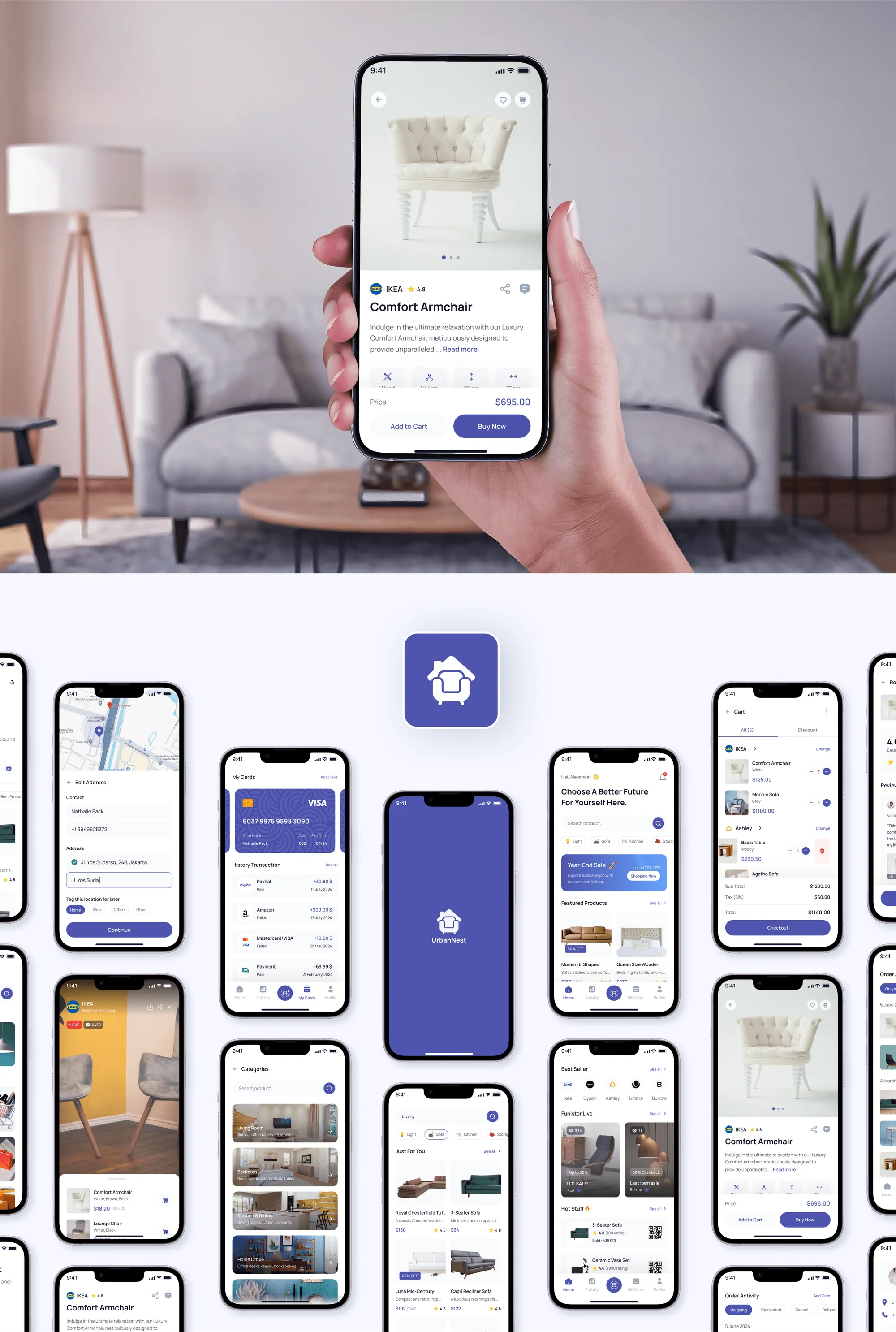 UrbanNest E-commerce App Design & Development screenshot 14