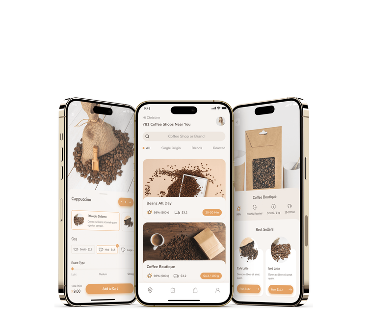 Coffee Break Mobile App case study preview